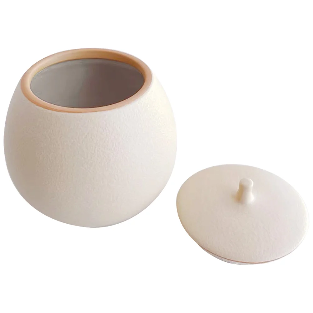 

Multifunction Ceramic Pot Candy Jar with Lid Chinese Tea Ceramics Storage Canister