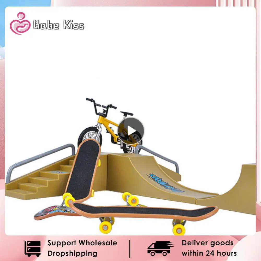 

Двухколесный штатив, bmx фингерборд, обувь, мини-Рампа, скейтборд, набор для скейтборда, детские подарки