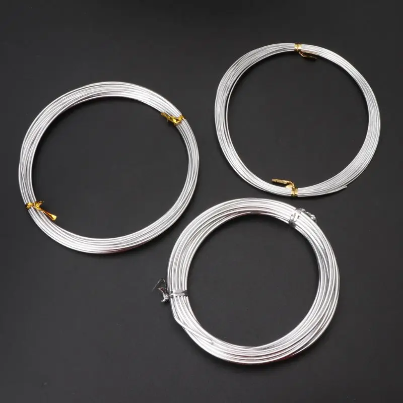 Filo Di Alluminio Anezus 1 Mm (18 Gauge) – 328 M Con Tagliafili Incluso, Per Creare Gioielli E Fiori