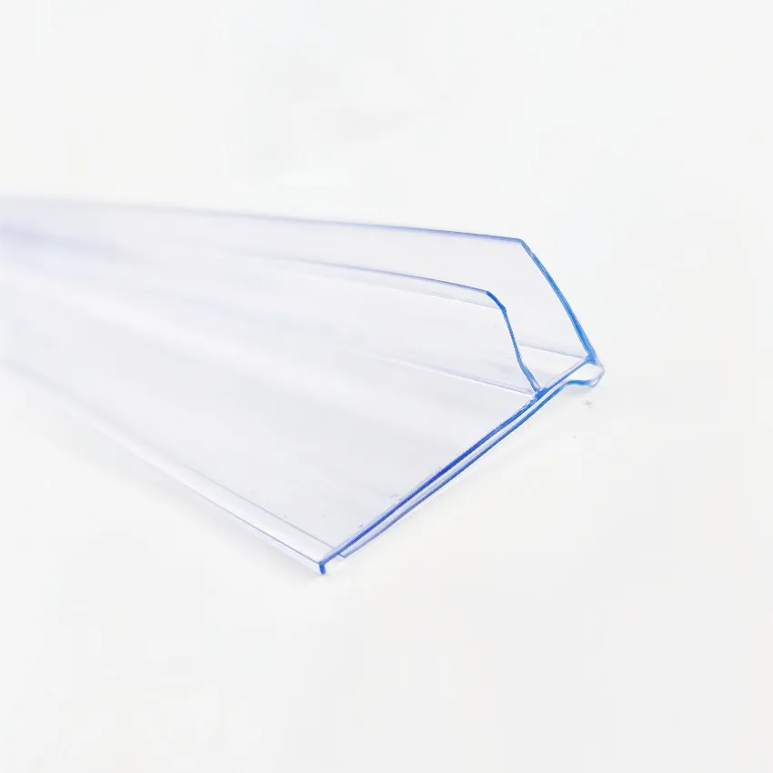 1Pack H4cm 플라스틱 선반 PVC 데이터 스트립 가격 라벨 카드 쇼 디스플레이 클립 홀더 슈퍼마켓 상점