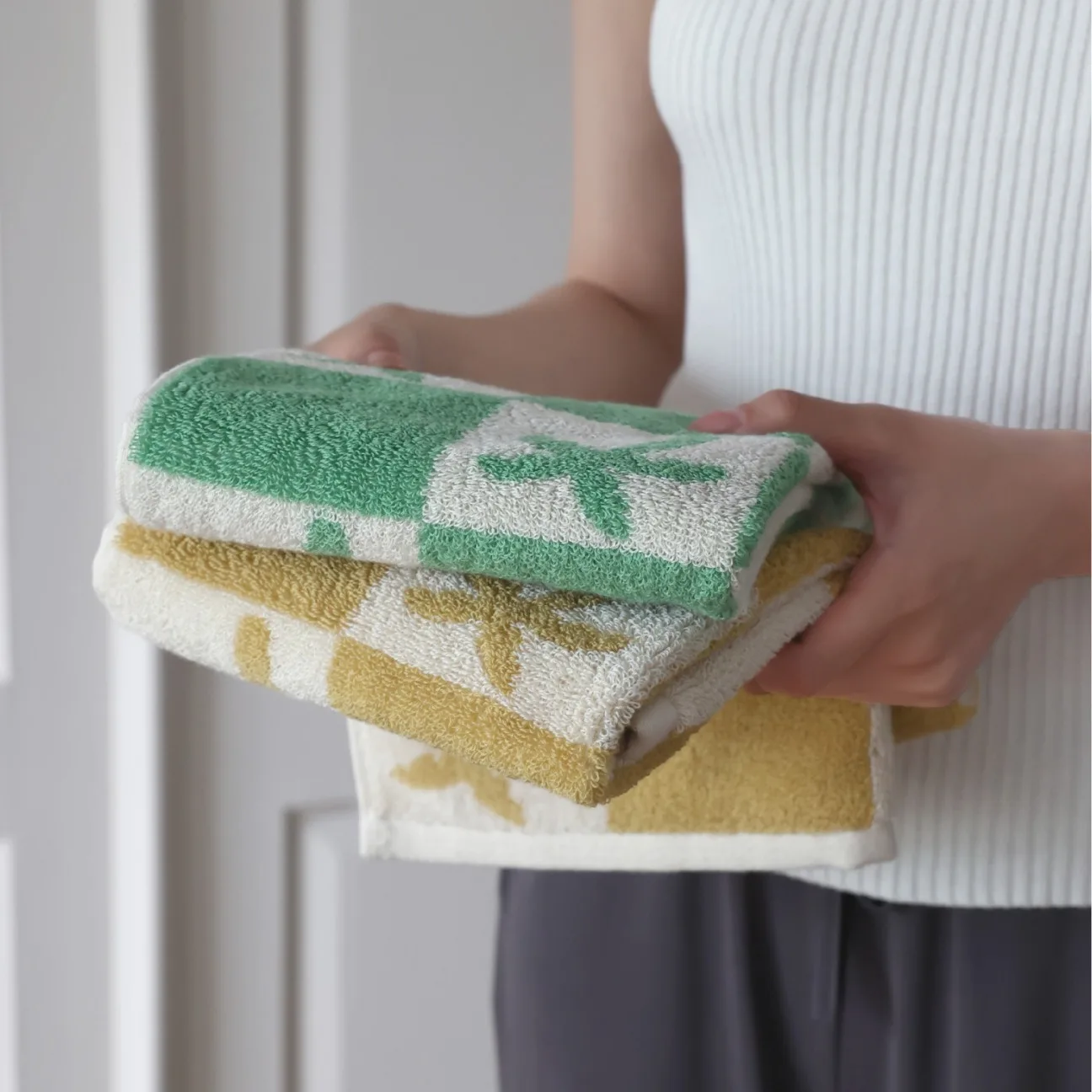 Retro Plaid Cotton Beach Bath Towel bath towels,cotton towel