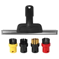 for Karcher SC2 SC3 SC4 SC5 CTK10 CTK20 Window Nozzle Scraper Round Brush for Steam Cleaner Mirrors Moisture,Clean Slit 1