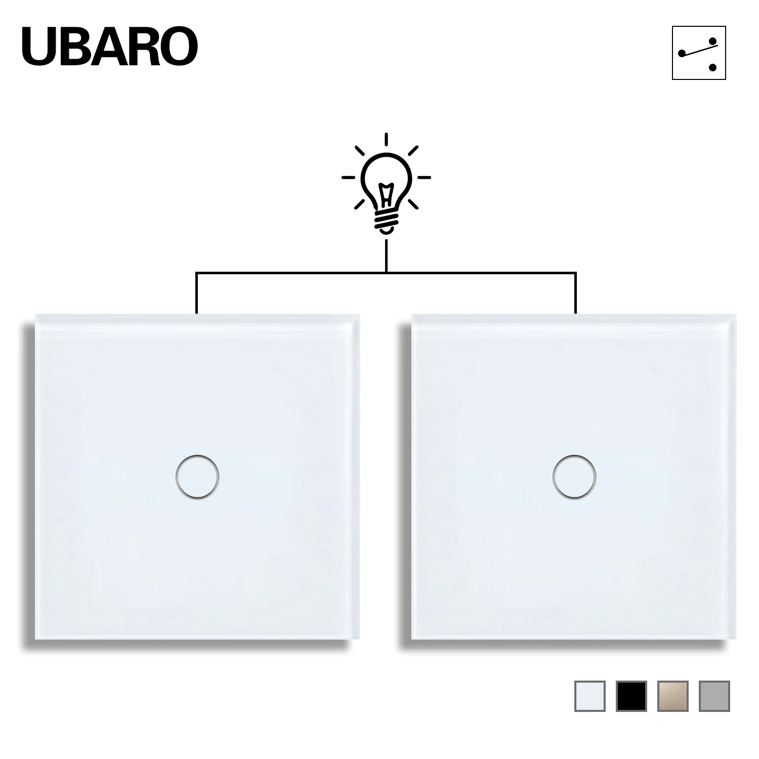 temperado, Switches Sensor Quarto, Cruz, não há