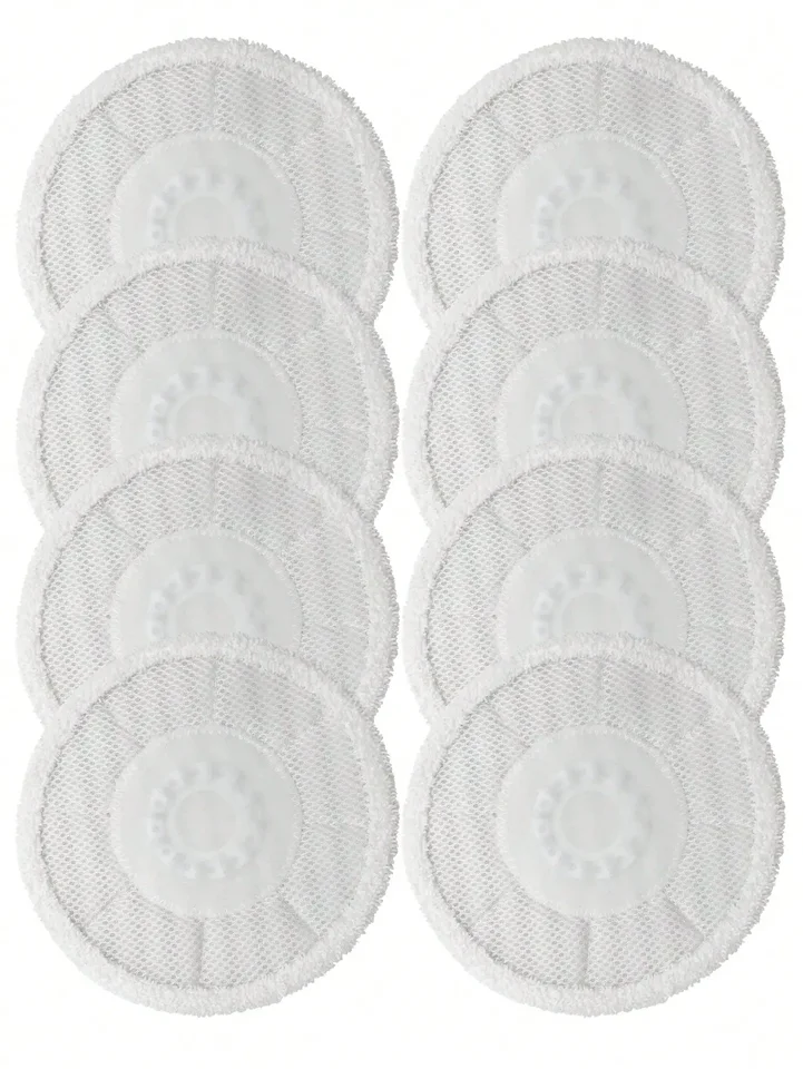 VideoPUP Tamponi di ricambio in microfibra per mocio a vapore, 6 pezzi arancioni riutilizzabili lavabili lavabili compatibili con Shark S7000AMZ S7001