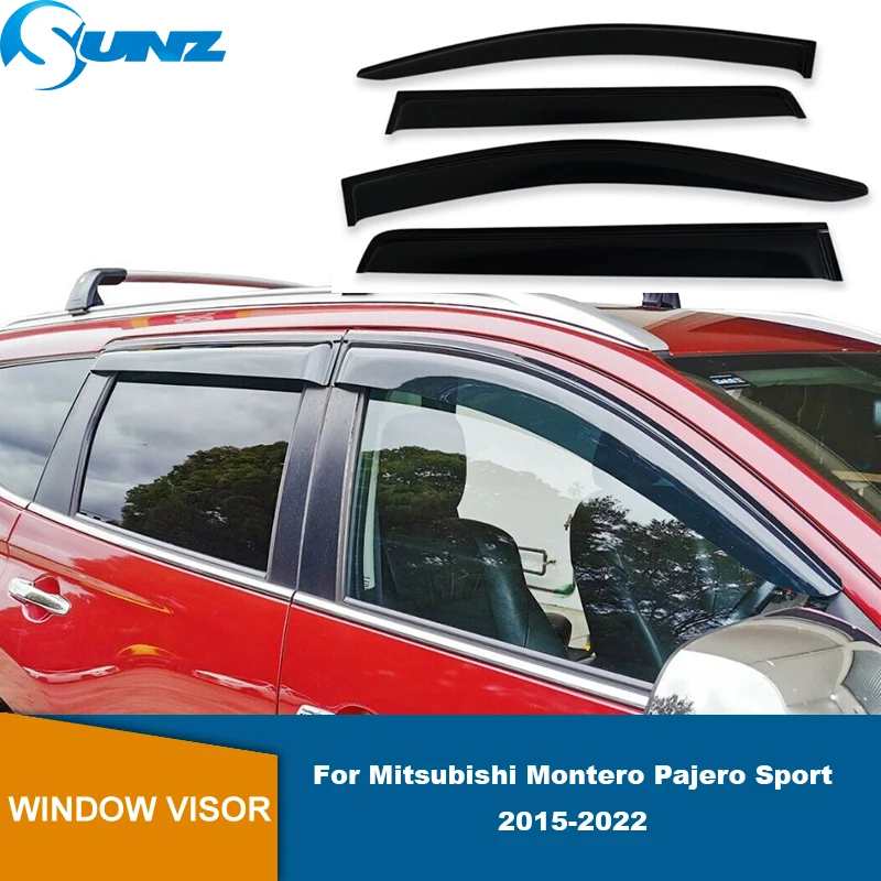 Window Visor Voor Mitsubishi Shogun Montero Pajero Sport 2015 2016 2017 2018 2019 2020 2021 2022 Auto Side Window Wind deflectors