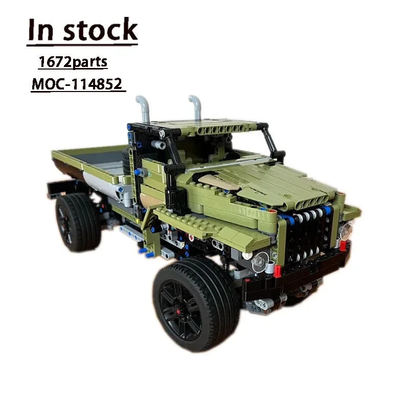 Moc-114852 Ural 4X4 Classic Sports Car Assembly Splicing Building Block Modello 1672 Building Block Parts Regalo Giocattolo Per Bambini