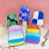 Backpack Pop Push Bubble Finger Toys School Bag Adult Anti Stress Reliever Squeeze Toys Antistress Pop Soft Squishy Gifts 1