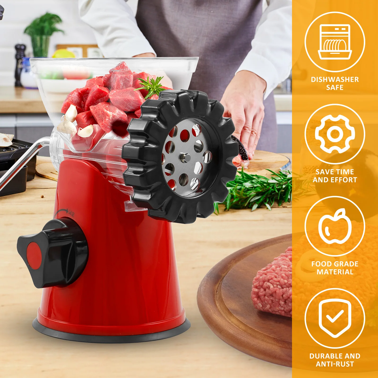 Manual Meat Quality Meat Grinder Hand Crank Manual Meat Grinder