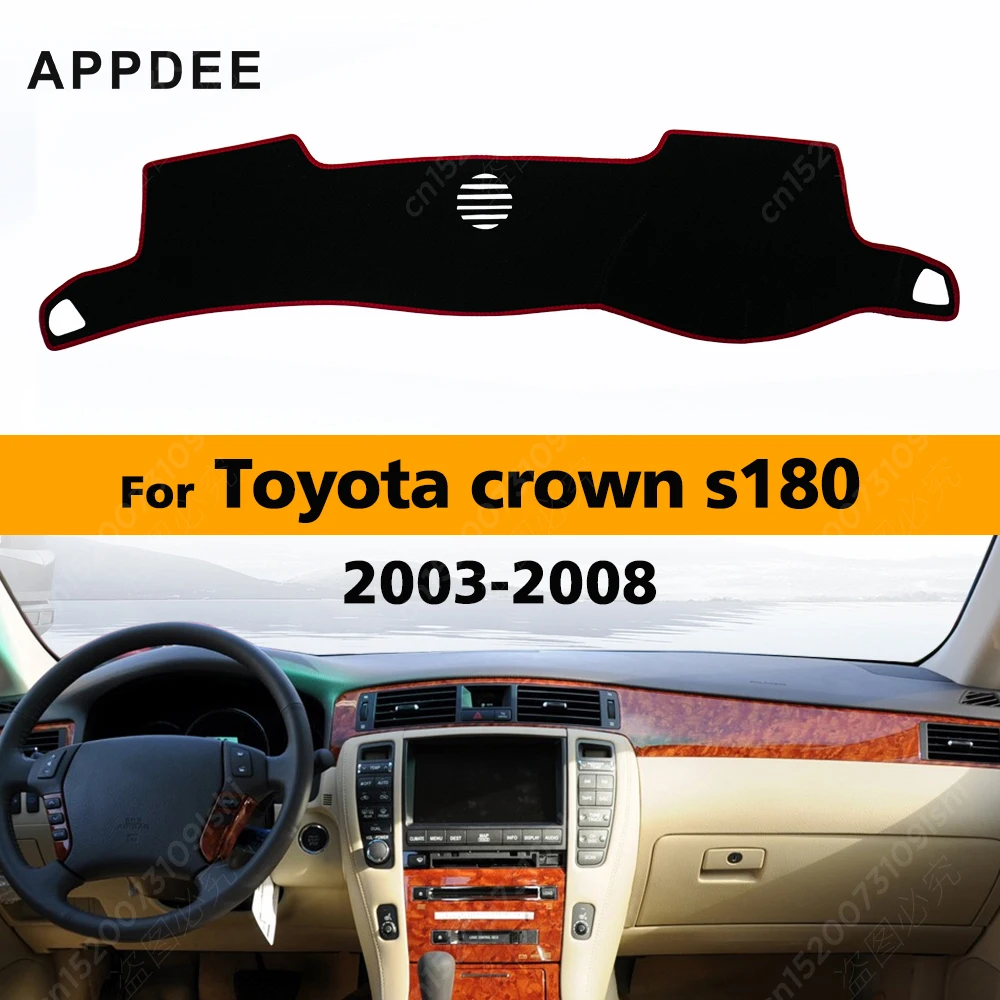 

Car Dashboard Cover For Toyota crown s180 2003 2004 2005 2006 2007 2008 Dash Mat Sun Shade Anti-UV Carpets Car Accessories