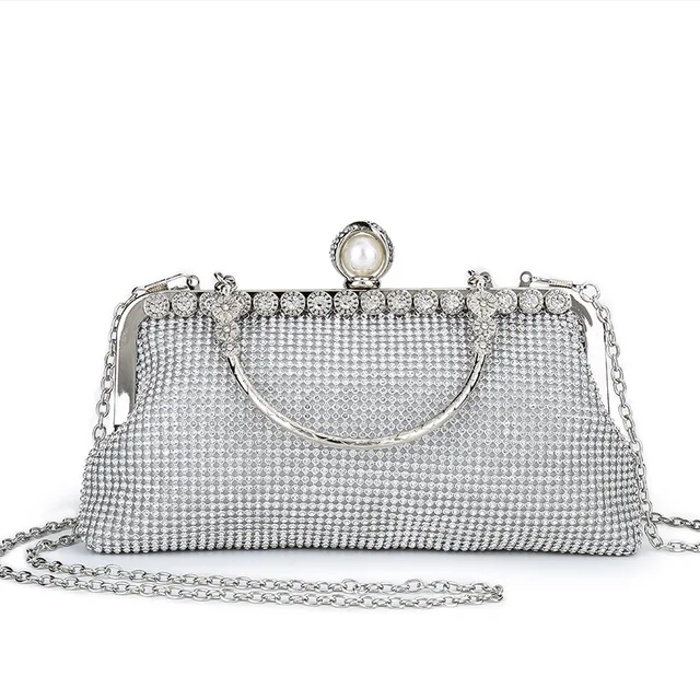 Women Evening Clutch Bag Diamond Clutch Female Silver Day Clutch Wedding Purse Party Banquet Black/Gold Bolsas Mujer 2019 silver 5