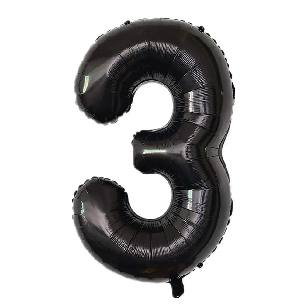 Rainbow Gradient Number Foil Balloon for Celebrations – 32-Inch
