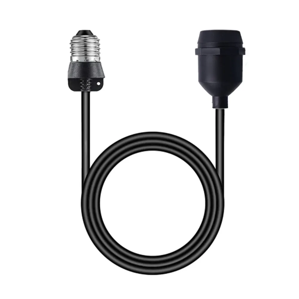 Ip65 waterproof light socket extension e27 lamp holder with cord for