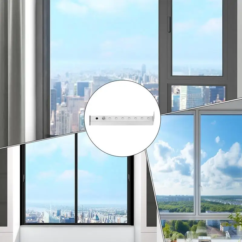 Window Security Bar Adjustable Window Interior Adjustable Bar For Security Anti-Theft Stoppers For Child And Pet Safety
