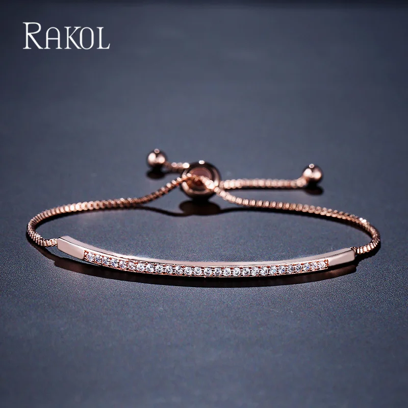 Cubic Zircon Adjustale Bracelets For Women Exquisite Party Wedding Jewelry