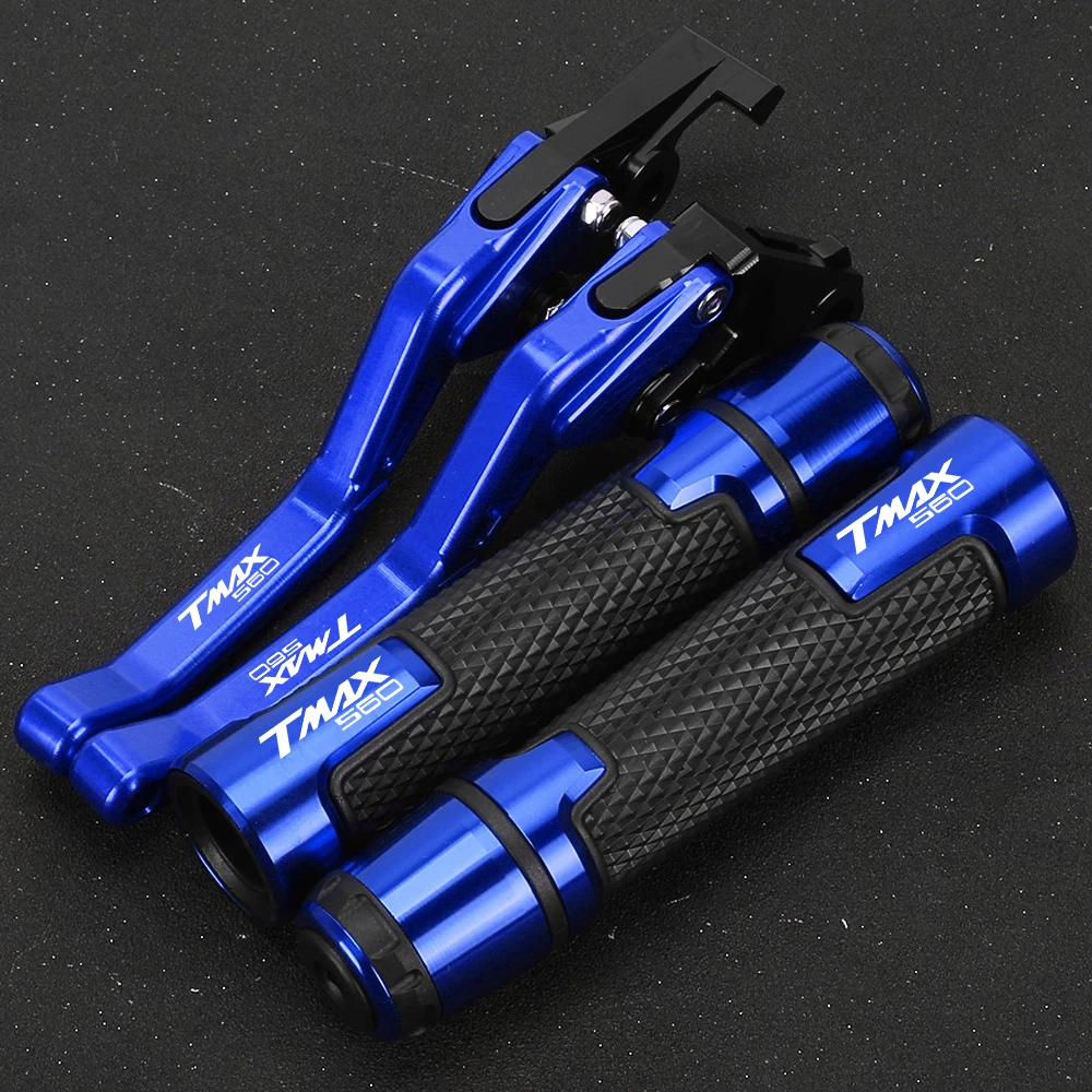 

Motorcycle Accessories Brake Clutch Levers Handlebar Hand Grips Ends For Yamaha TMAX560 TMAX 560 T-MAX 560 ABS DX 2019-2024 2023