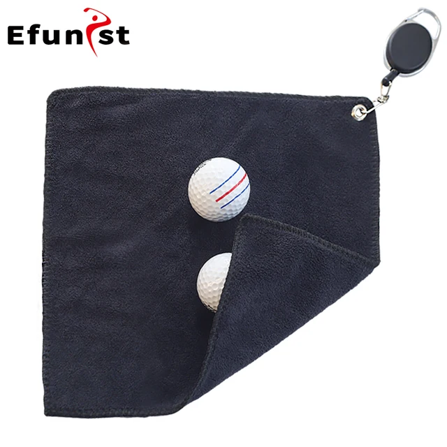 Golf Towel with Carabiner – Microfiber Cleaning Cloth 3