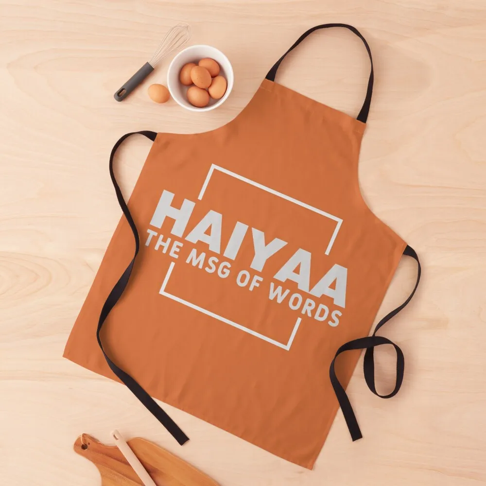 

HAIYAA, The MSG Of Words Apron Women kitchen's apron
