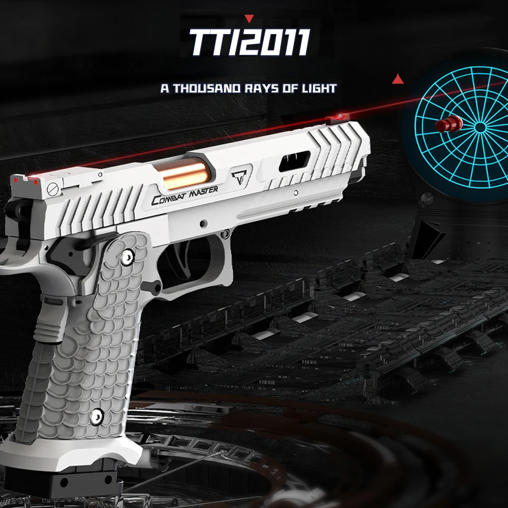 2011 Quick Release Toy Gun Mechanical Continuous Fire Detachable Pistol Outdoor Soft Bullet Airsoft Blaster for Children Gift 5
