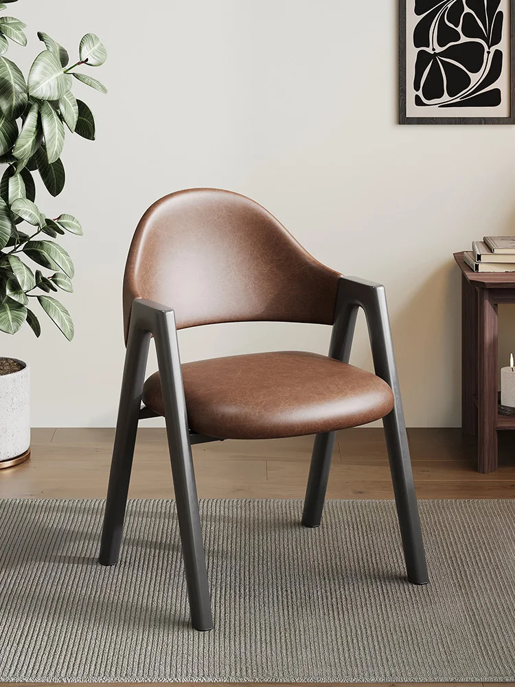 

Dining Chair Home Chair Iron Modern Minimalist Stool
