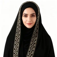 New Pearl Chiffon Headscarf Women Scarf Muslim Hijab Turban Shawls Wrap Stole Bandanas Headband Bufanda Foulard Turbante Mujer