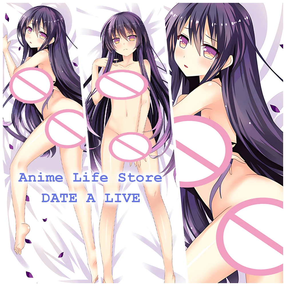 

Date A Live Dakimakura Cover Yatogami Toka Cosplay Pillowcase Cartoon Japanese Anime Hugging Body Pillow Cases