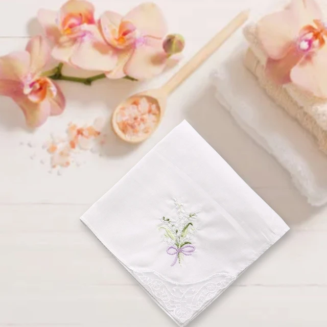Fazzoletti In Cotone Stampati Con Motivo Animali/fiori, 6 Pezzi 28x28 Cm - Per Feste, Matrimoni, Regali O Uso Quotidiano