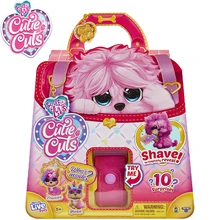

Little Live Scruff-A-Luvse Cutie Cuts! Shave, Reveal And Style, Plush Rescue Pet Pink Puppy Toys For Children Stuffed Surprise