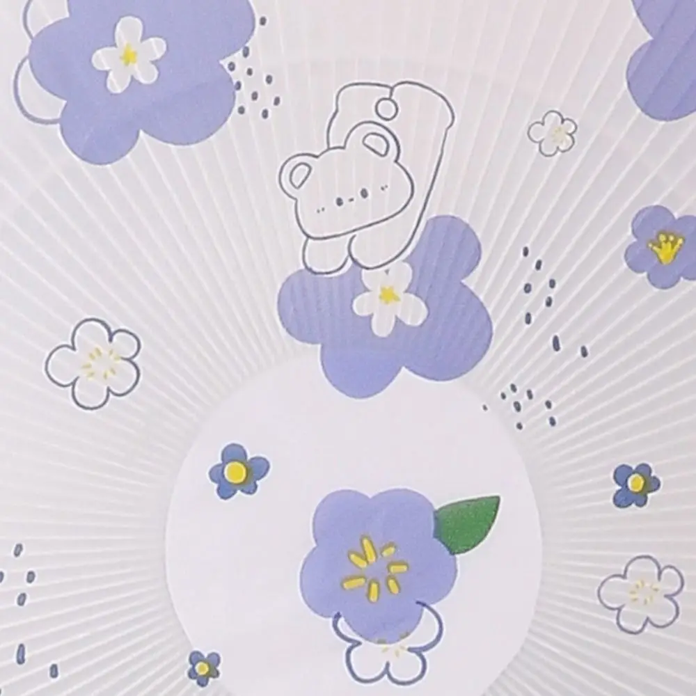 Simple Dustproof Electric Fan Cover Round Cartoon Pattern Printing Electric Fan Cover for Baby Kids Finger Protector