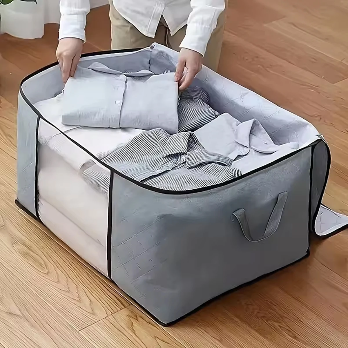 Extra Large Handle Storage Bag - Portable Clothing and Quilt Organizing