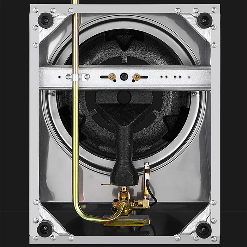 40KW Liquefied Gas Stove Furious Fire Stove Single Stove Stir-frying High Pressure Stove Stainless Steel Desktop Gas Cooker 6