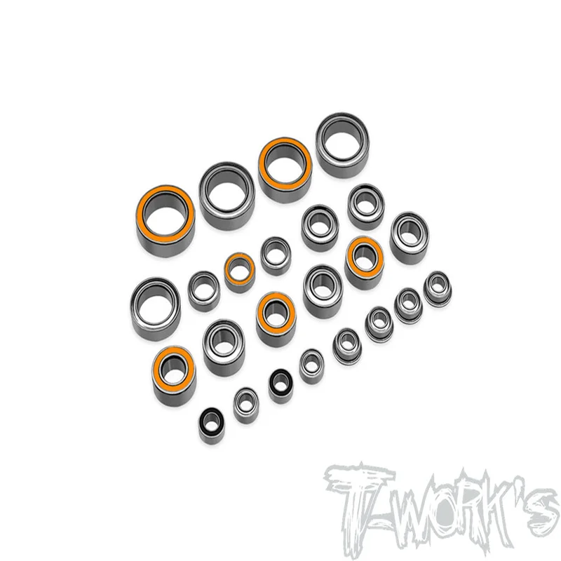 Originale T Works Bbs-X20 '23 Set Di Cuscinetti A Sfera Di Precisione (Per Serpent X20 2023 ) 24 Pezzi.