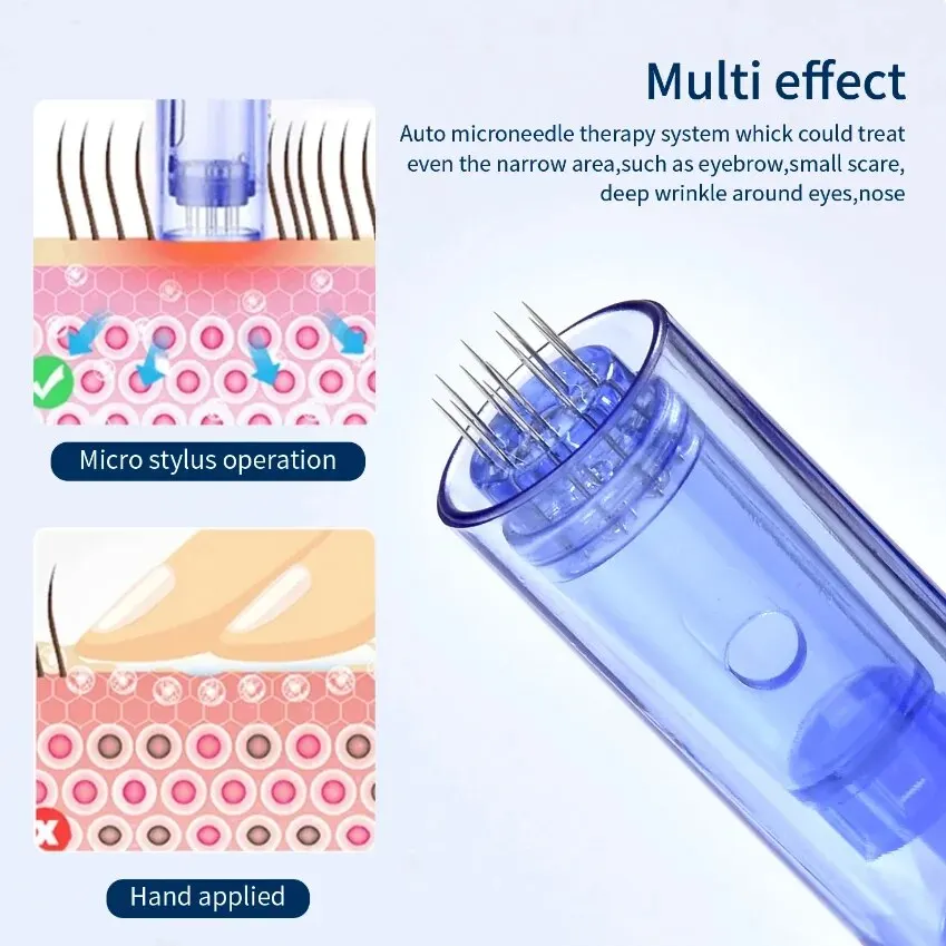 100PCS Cartridges Needles 12 36 42pin For Derma Pen A1 A6 N2 Skin Care Needle Tip Microneedling Cartridge