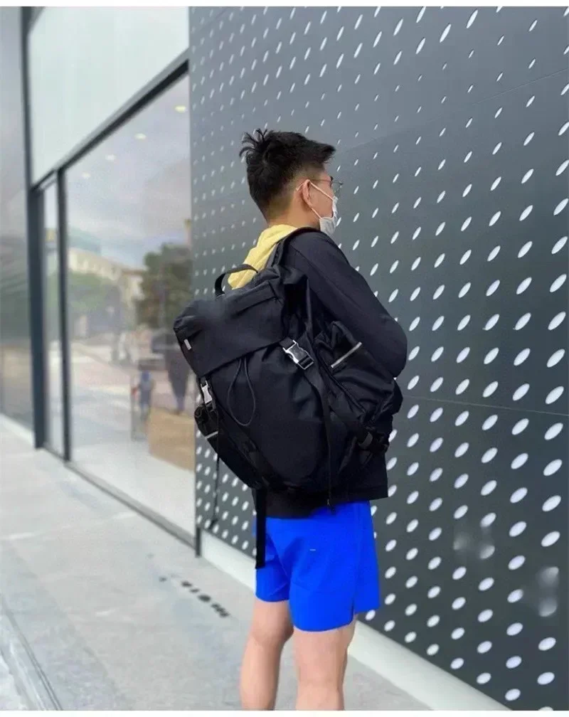 Lemon Unisex Ultra-light Parachute Wunderlust Backpack 25L/14L High-capacity Outdoor Travel Backpack Water-proof Fitness Bags