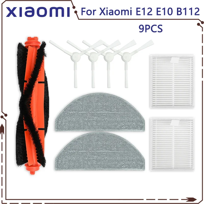 Xiaomi Vacuum Cleaner Spare Parts Kit - Main Brush, Side Brush, Mop Cloth, HEPA Filter