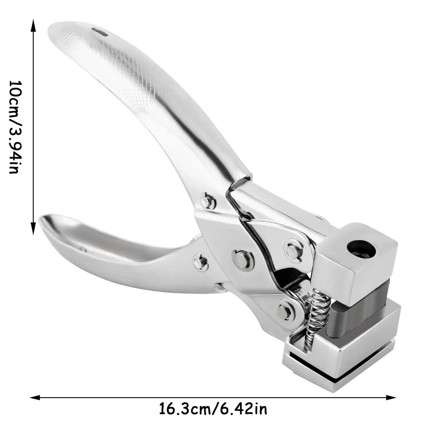 Paper Punch Hole Punching Tools Paper Craft Punch T Slot Shape Hole Punch Heavy Duty Tag Punches for Paper Crafts Handheld Earring Hole Punch Badge for ID Card Hard Pl