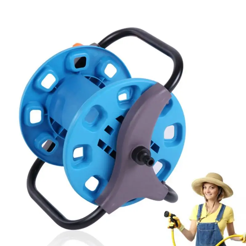 

Hose Reel Stand Wheels Portable Garden Hose Reel Wheel Hose Storage Stand Water Hose Holder Holds 82inch Hose Outside Water Pipe