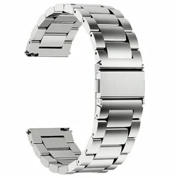 Stainless Steel Quick Release Watch Strap Replacement Band - 20mm (Silver)