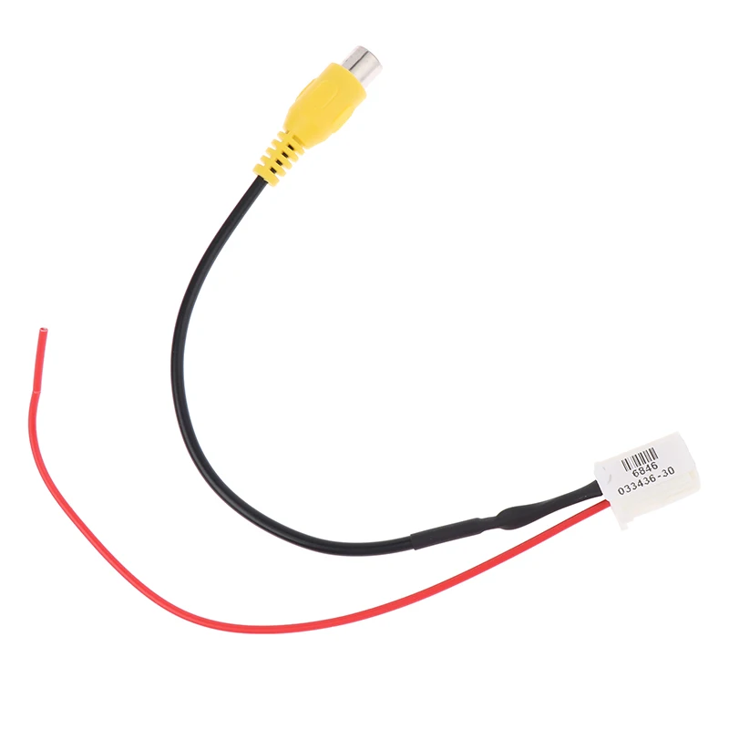 Innovative And Practical 4 Pin For  Car Male Connector Radio Cable Adapter Back Up Reverse Camera Input Plug