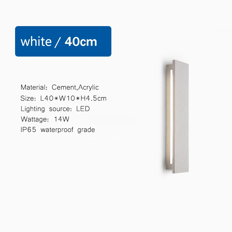 Outdoor Lighting LED Limestone Sconce 110V 240V Garden Lighting Waterproof Porch Lamp for Country Villa Balcony Entrance Fixture