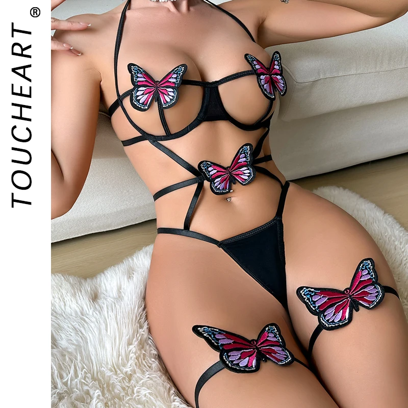 

Brazilian Underwear for Women Without Censorship Bilizna Sexy Underwear Woman Set Sexiest Bra & Corset Women's Lingerie Set Bras