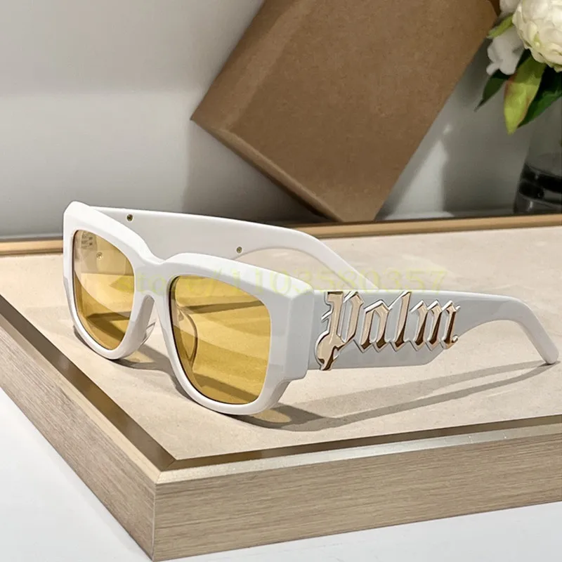 

Sunglasses Trend Unisex PERI005S Women Men Fashion Unique Design Letter Wide Frame Sun Glasses Summer Casual Street Wear 729657