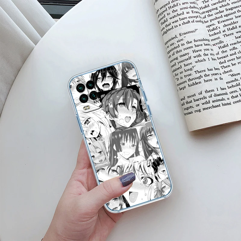 Kawaii Girl Transparent Phone Case - Japan-Inspired Design