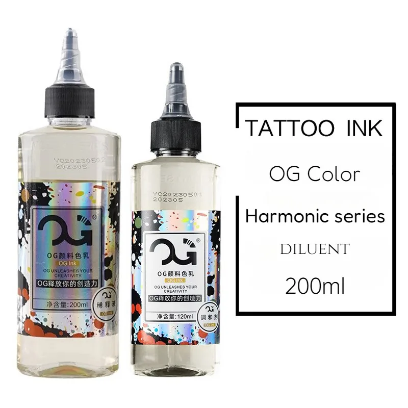 200ml8oZ Color Mixture Tattoo Ink Diluent Tattoo Pigment Professional Color Matching Accessory Tool Artist Recommendation