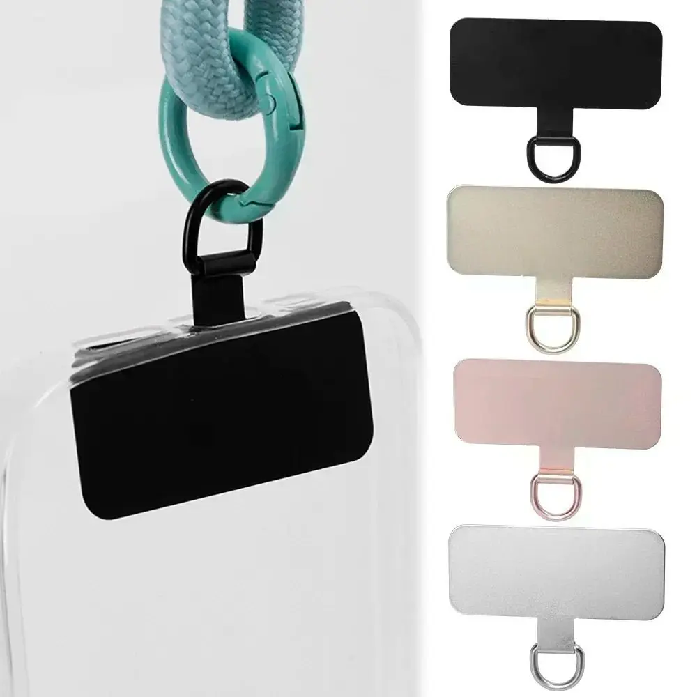 Universal Metal Phone Lanyard Card Holder with Tether Tab