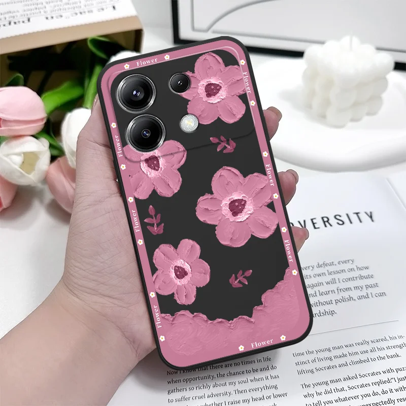Strawberry Floral Silicone Phone Case