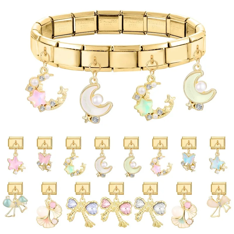 Italian Jewelry Link Stainless Steel Bracelet