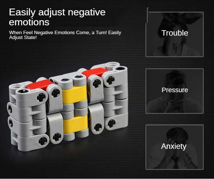 Anti Stress Toys Mini Infinity Cube Spinner for Kids and Adults Intelligent Finger Toy for Autism and Office Relaxation