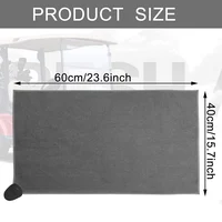 Ready Stock 1pcs microfiber golf towel with powerful magnetic ball wiping cloth 40x60cm 2