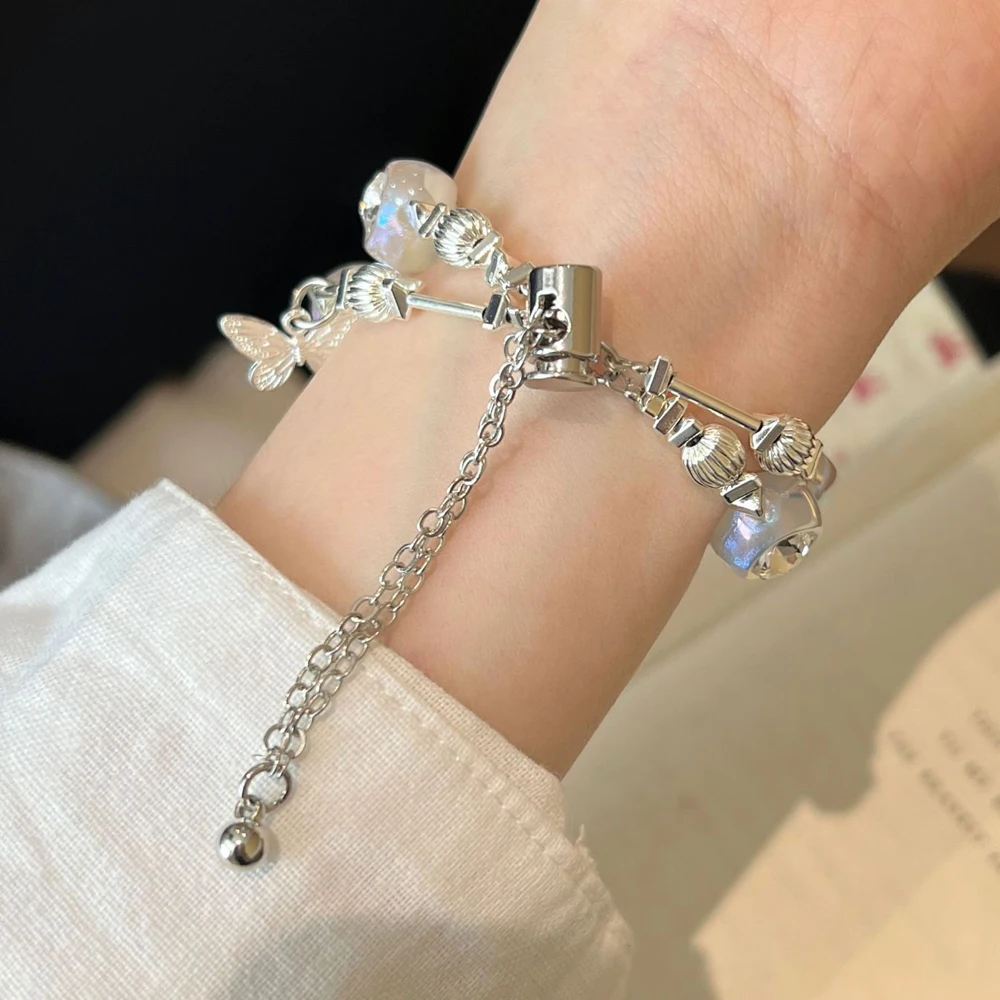 Elegant Crystal Butterfly Strap for Women's Smartwatch Bracelet