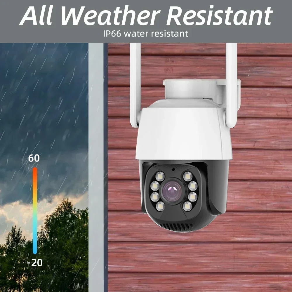 PEGATAH 4G WIFI IP Camera Outdoor Home Security Auto Tracking Human Detection Camera CCTV Surveillance Camera Camhi Pro APP